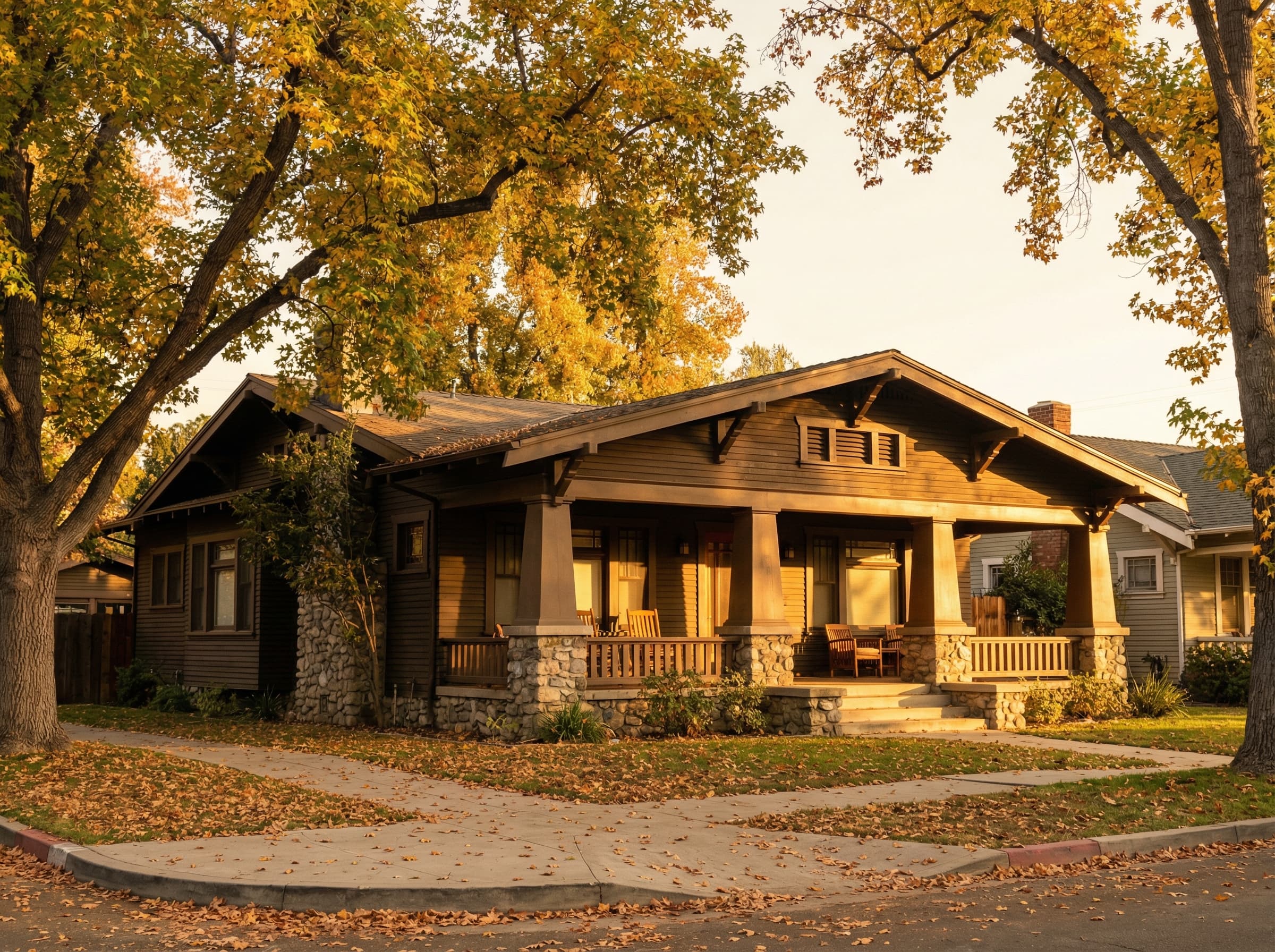 Pasadena, California -- a neighborhood view